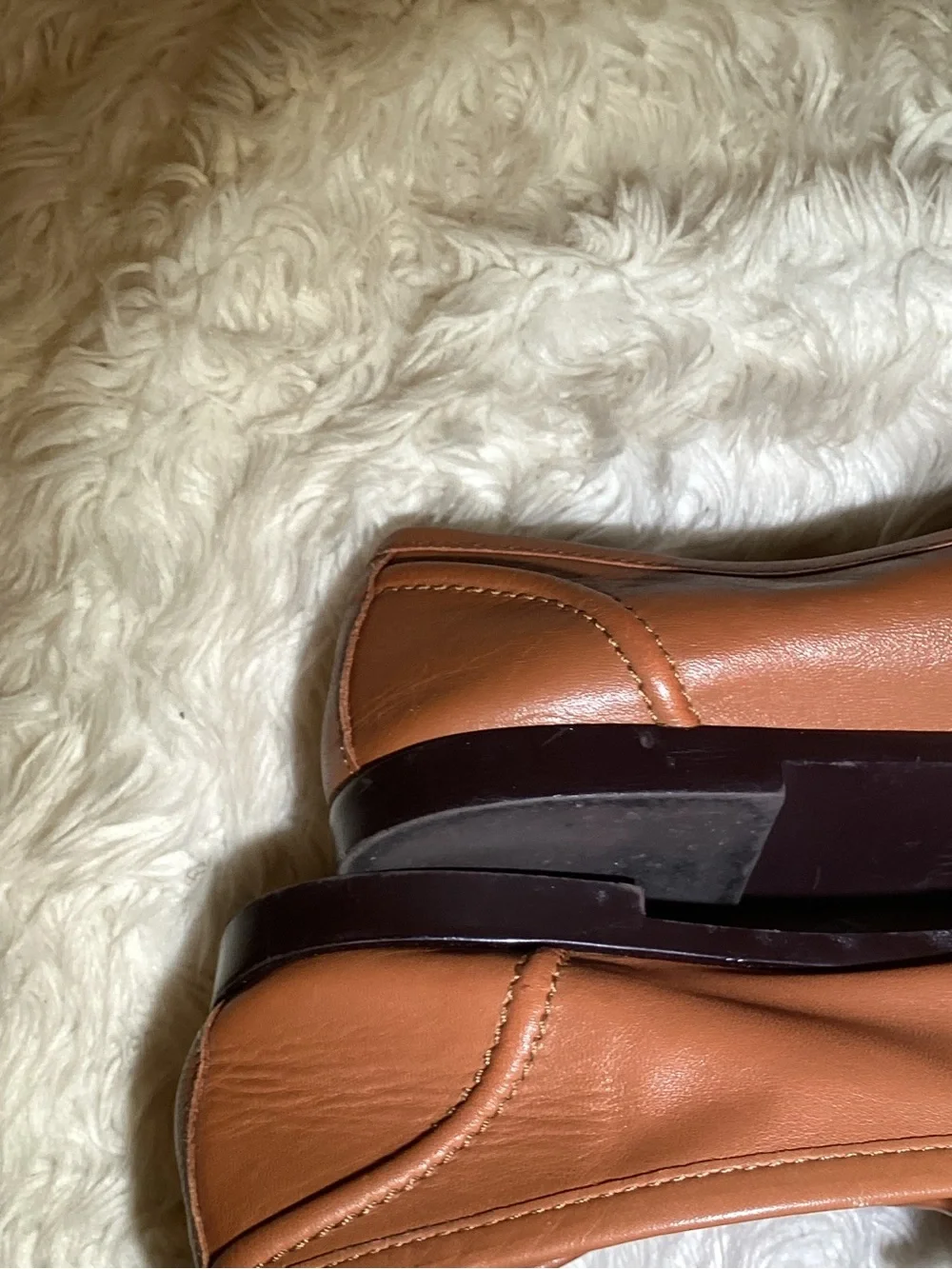 Zara brown leather